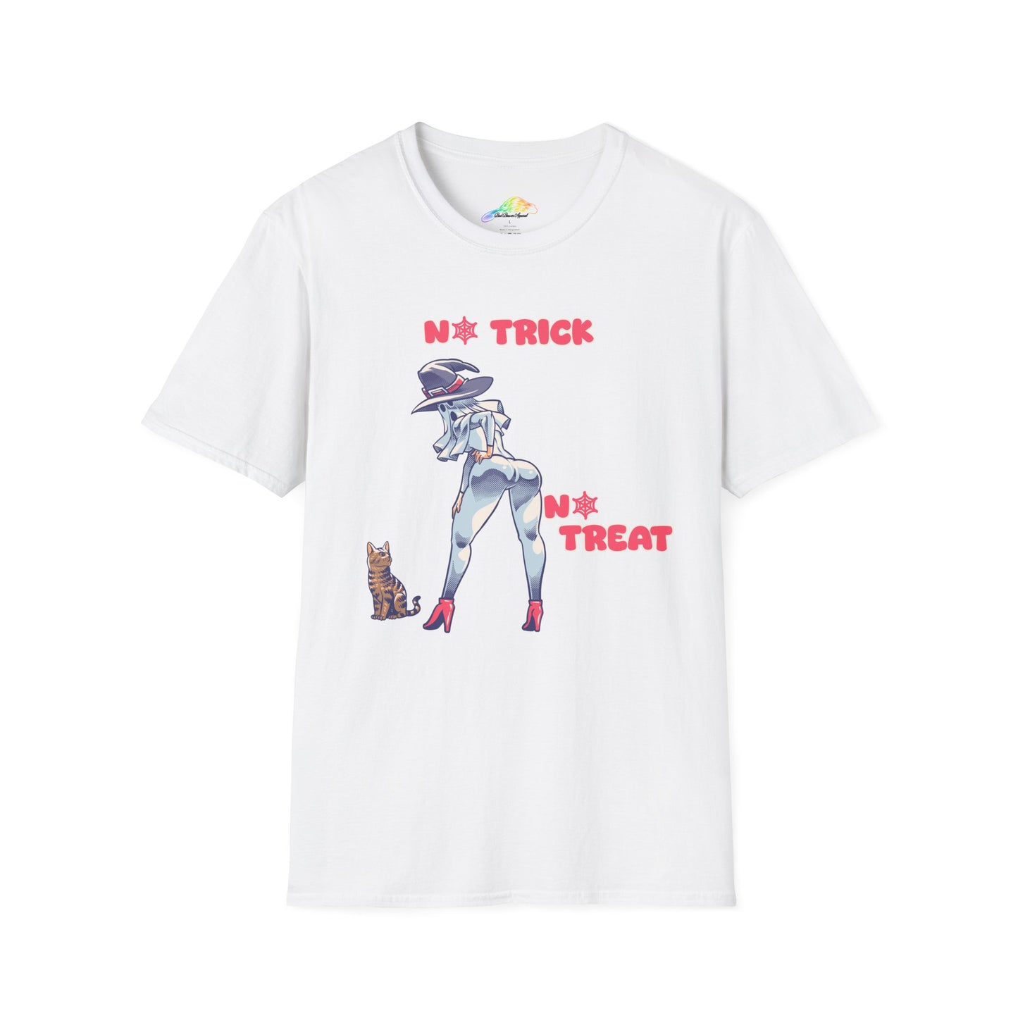 Halloween Unisex T-Shirt, Funny Halloween Tee, N* Trick N* Treat Shirt, Spooky Season Apparel, Cat Lover's Gift