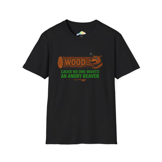 Funny Beaver T-Shirt, Unisex Humor Tee, Nature Lover Gift, Woodland Animal Shirt, Great for Birthdays or Parties