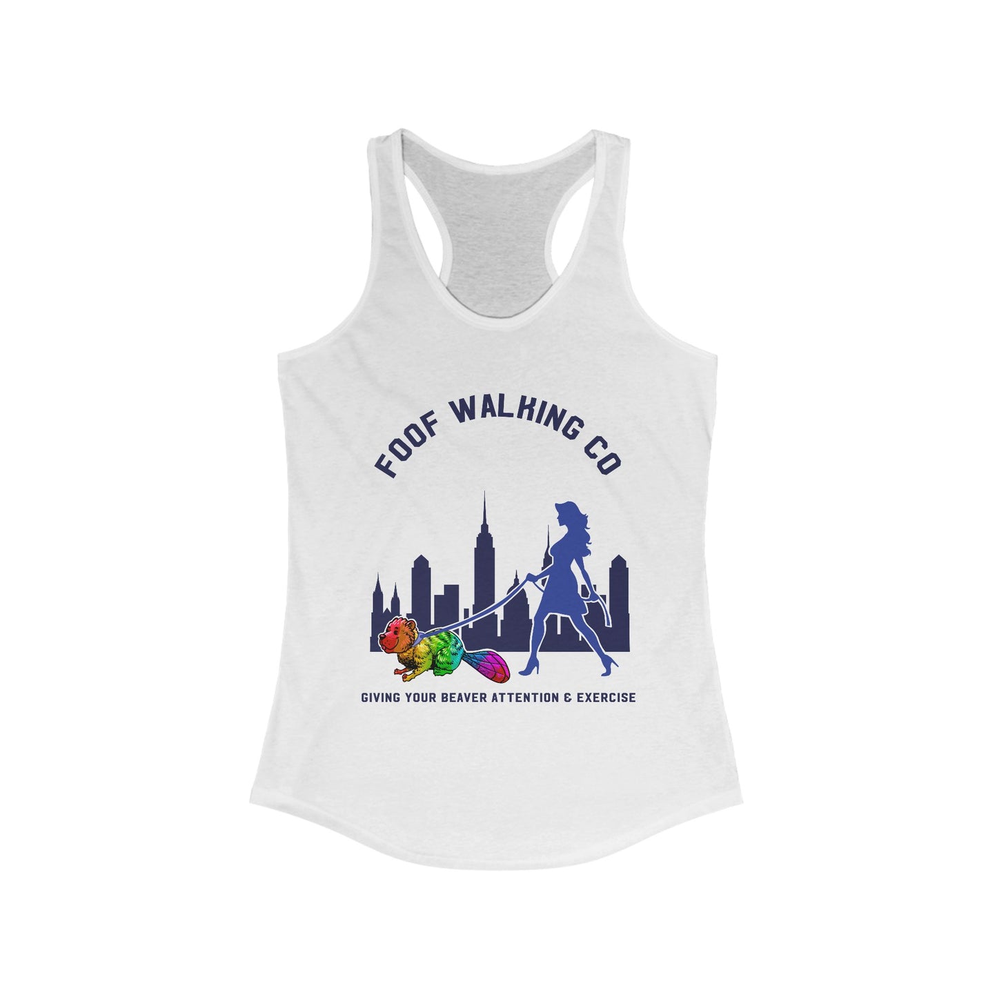 Urban Dog Walker Tank Top, Fitness Apparel, Pet Lovers Gift, Casual Summer Top, Dog Walking Gear, Graphic Workout Shirt