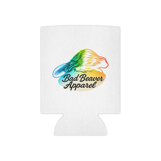 Colorful Can Cooler with Funny Beaver Designs, Perfect for Summer Parties, Outdoor Events, Barbecues, Gifts for Friends