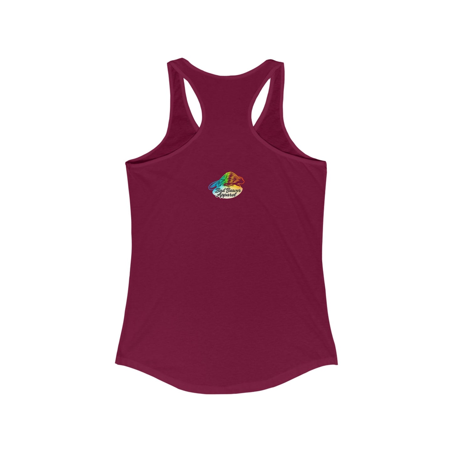 Empowered Women's Racerback Tank, Fitness Top for Gym, Workout Apparel, Gift for Her, Motivational Shirt