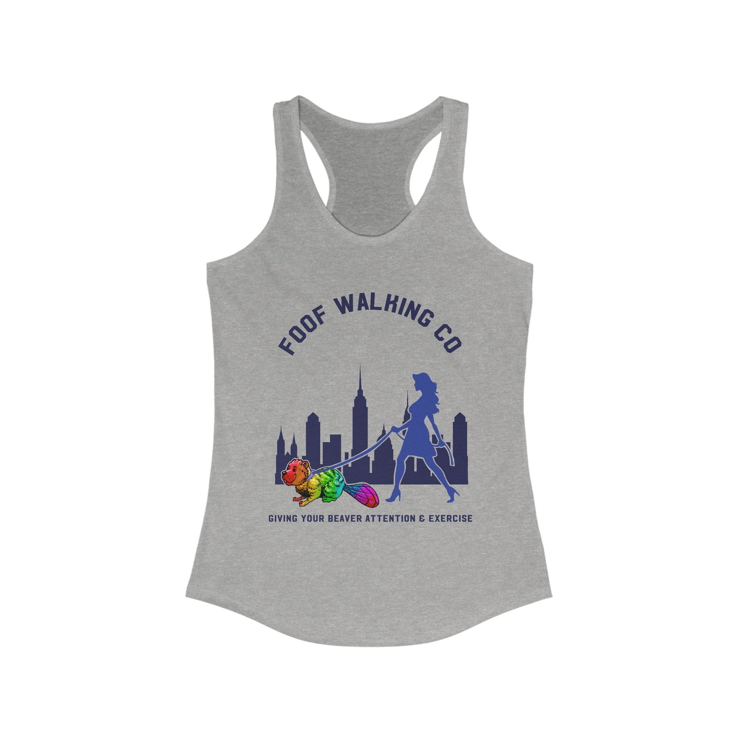 Urban Dog Walker Tank Top, Fitness Apparel, Pet Lovers Gift, Casual Summer Top, Dog Walking Gear, Graphic Workout Shirt