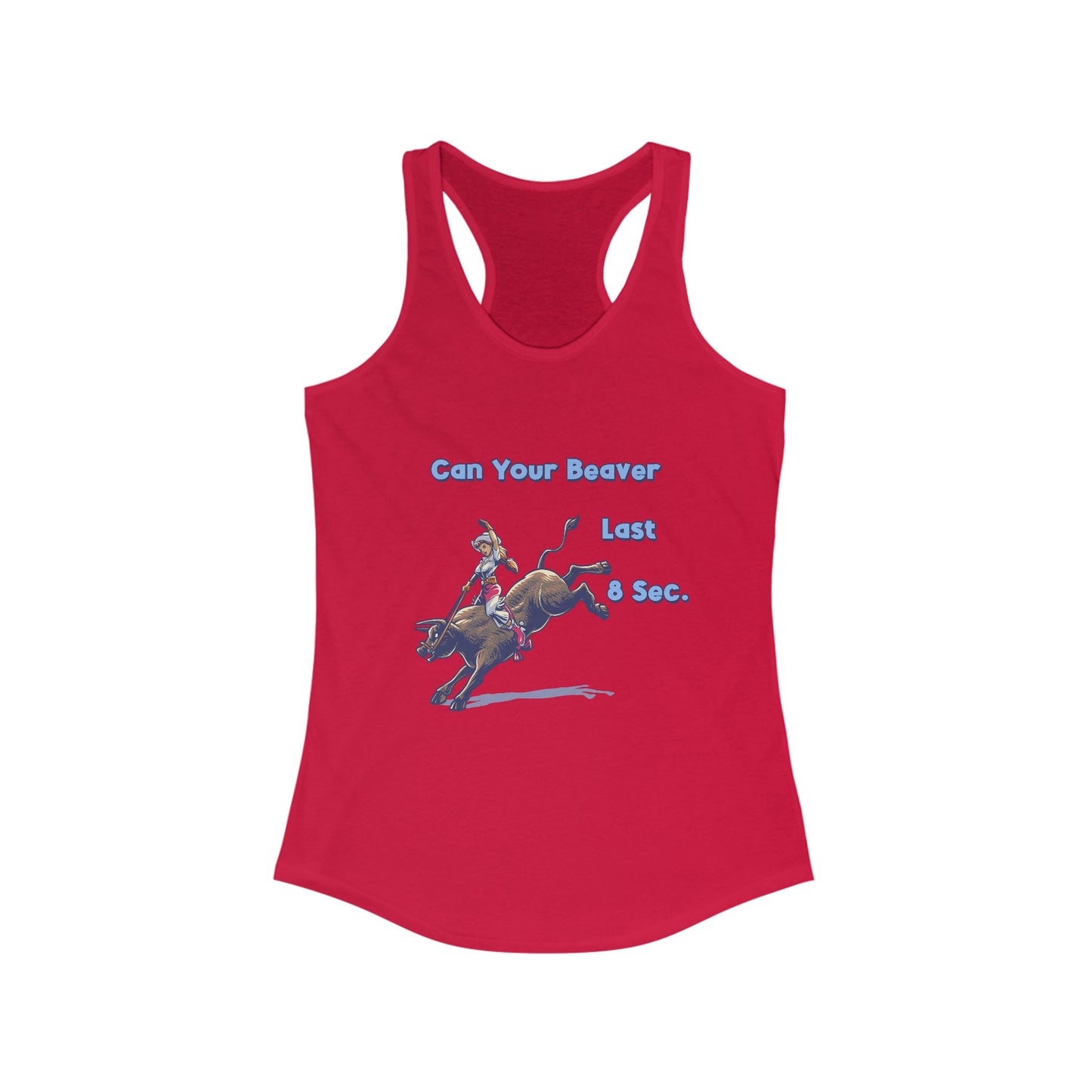 Women's Horse Riding Racerback Tank - Fun Cowgirl Gift, Summer Top, Biker Tank, Western Style, Outdoor Activity Wear