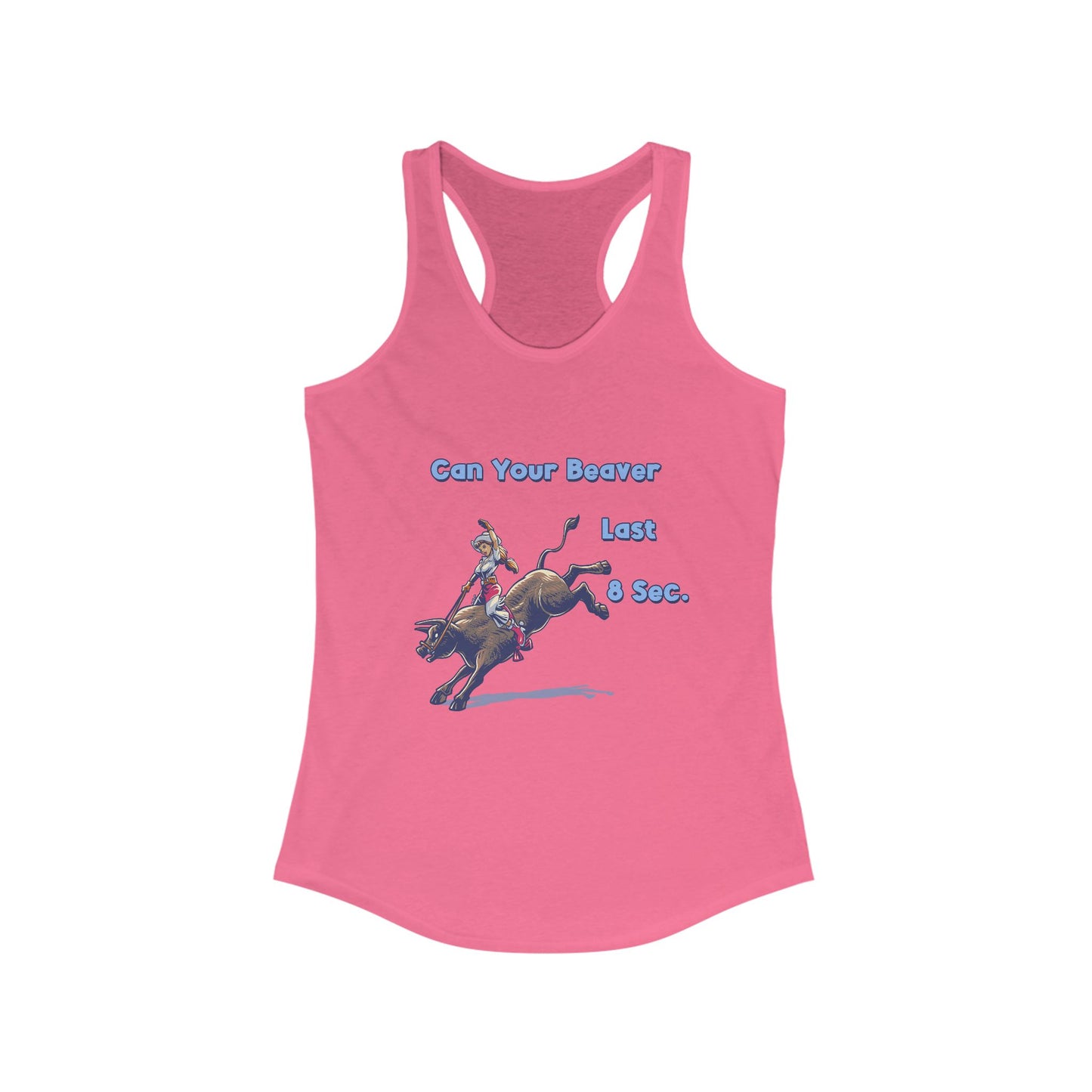 Women's Horse Riding Racerback Tank - Fun Cowgirl Gift, Summer Top, Biker Tank, Western Style, Outdoor Activity Wear