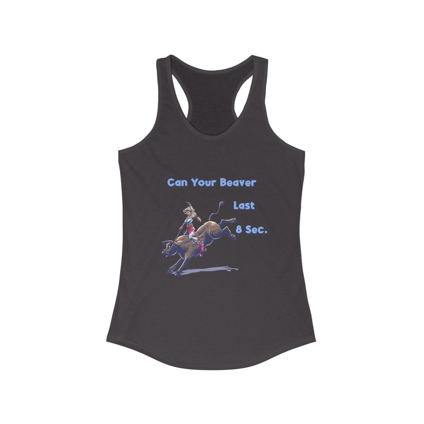 Women's Horse Riding Racerback Tank - Fun Cowgirl Gift, Summer Top, Biker Tank, Western Style, Outdoor Activity Wear