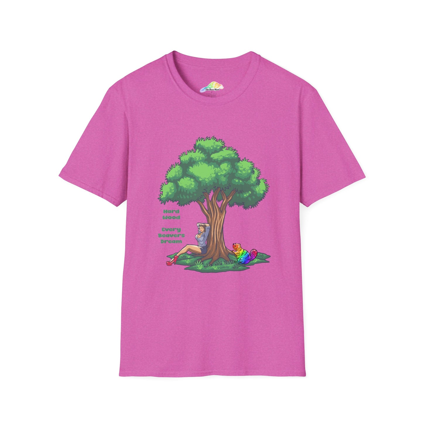 Whimsical Tree Adventure T-Shirt, Eco-Friendly Tee, Nature Lover Gift, Relaxed Fit Top, Perfect for Gift Giving, Nature Inspired Tee