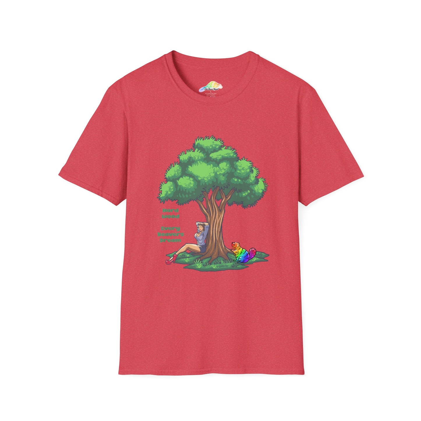 Whimsical Tree Adventure T-Shirt, Eco-Friendly Tee, Nature Lover Gift, Relaxed Fit Top, Perfect for Gift Giving, Nature Inspired Tee