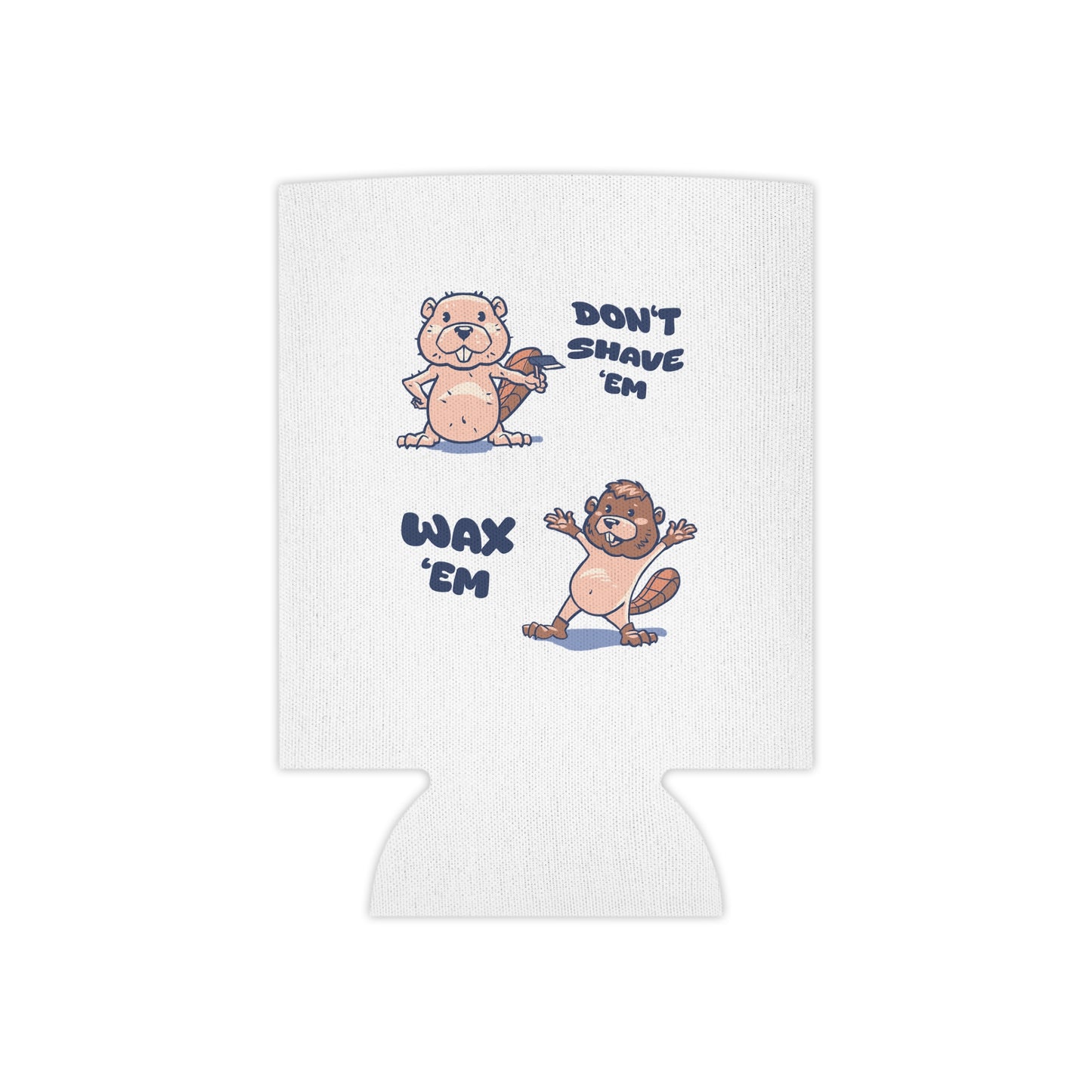 Colorful Can Cooler with Funny Beaver Designs, Perfect for Summer Parties, Outdoor Events, Barbecues, Gifts for Friends