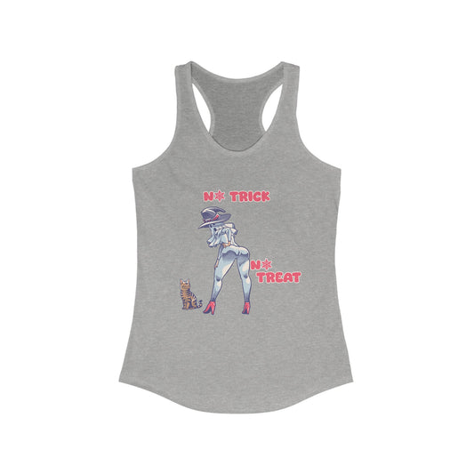 Halloween Women's Racerback Tank, Spooky Trick or Treat Shirt, Fun Halloween Top, Women's Halloween Apparel, Found Halloween Tee