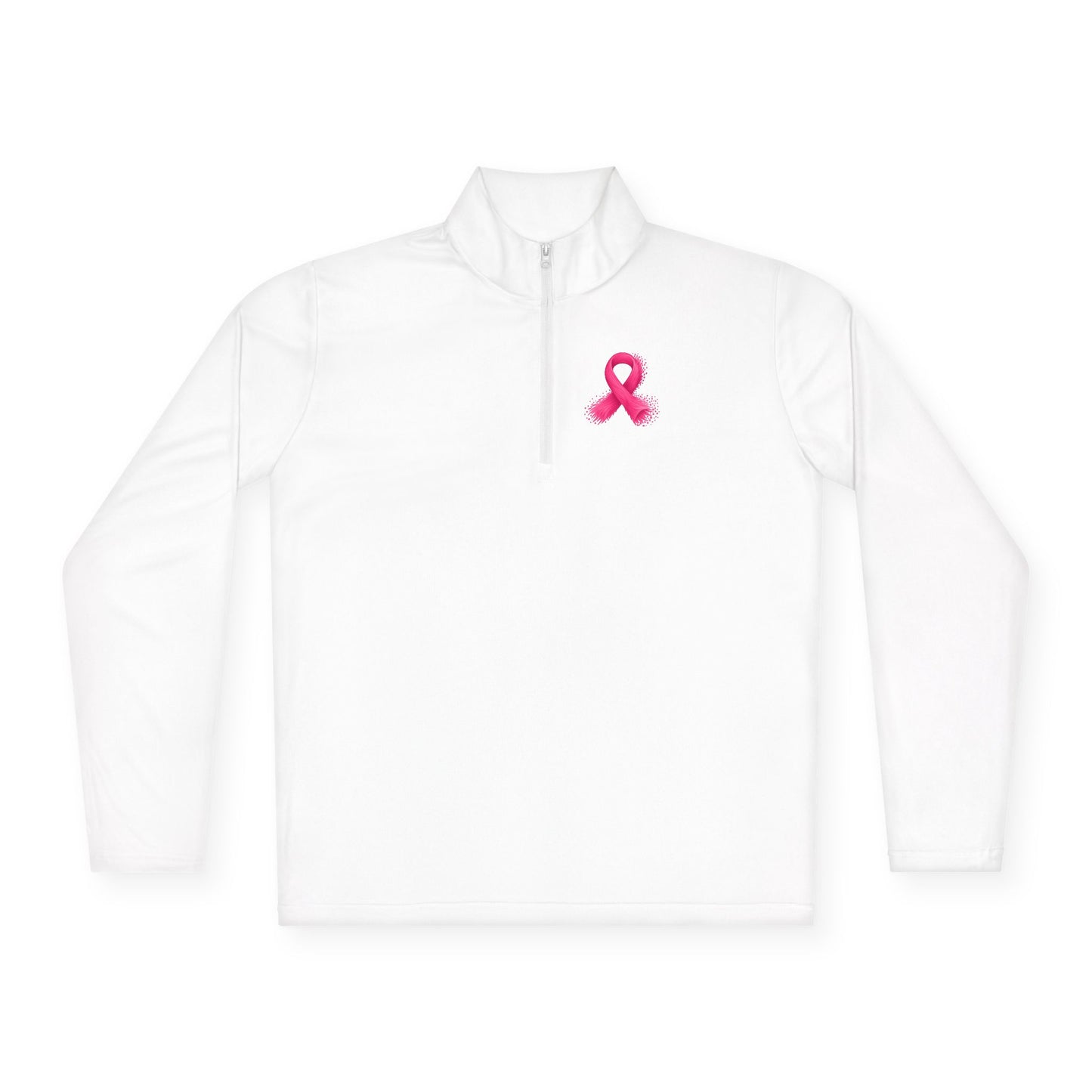 Breast Cancer Awareness Pullover, Unisex Quarter-Zip Pullover, Save Chics Tits, Supportive Activewear, Gift for a Cause