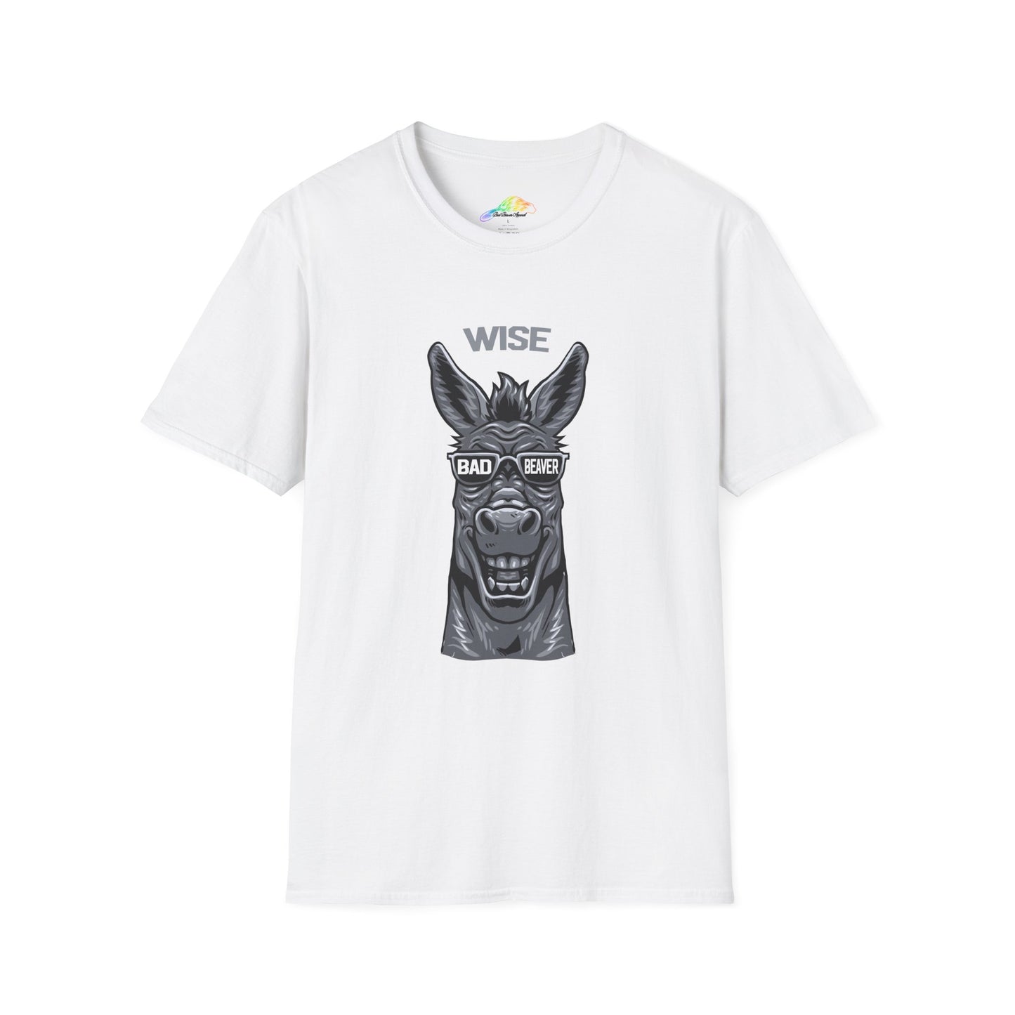 Wise Badass Donkey Unisex T-Shirt, Funny Tee for Animal Lovers, Gift for Friends, Casual Wear, Cool Graphic Top