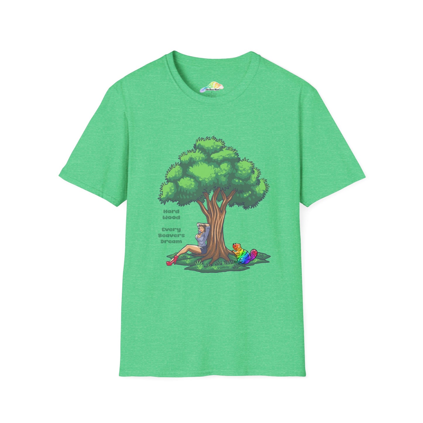 Whimsical Tree Adventure T-Shirt, Eco-Friendly Tee, Nature Lover Gift, Relaxed Fit Top, Perfect for Gift Giving, Nature Inspired Tee