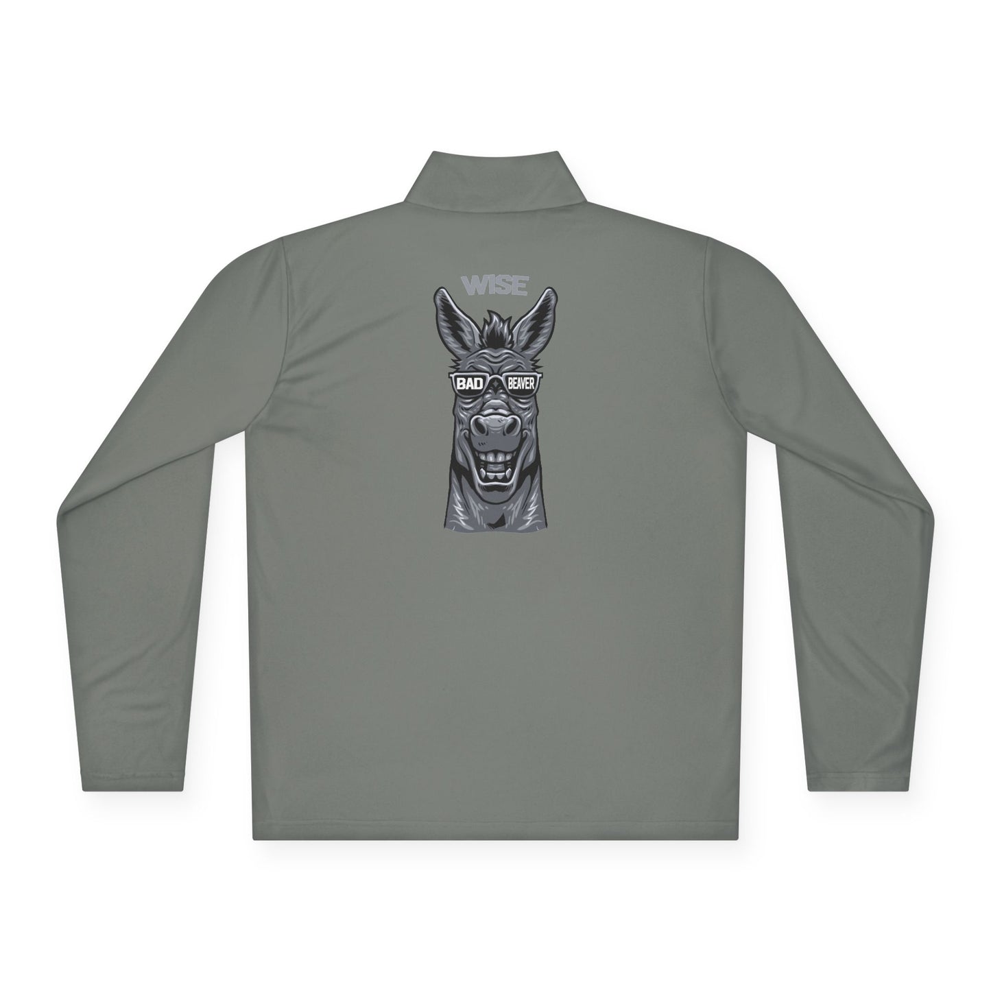 Stylish Unisex Quarter-Zip Pullover with Unique Donkey Design, Comfortable Layering, Perfect for Casual Outings, Gifting, and Everyday Wear