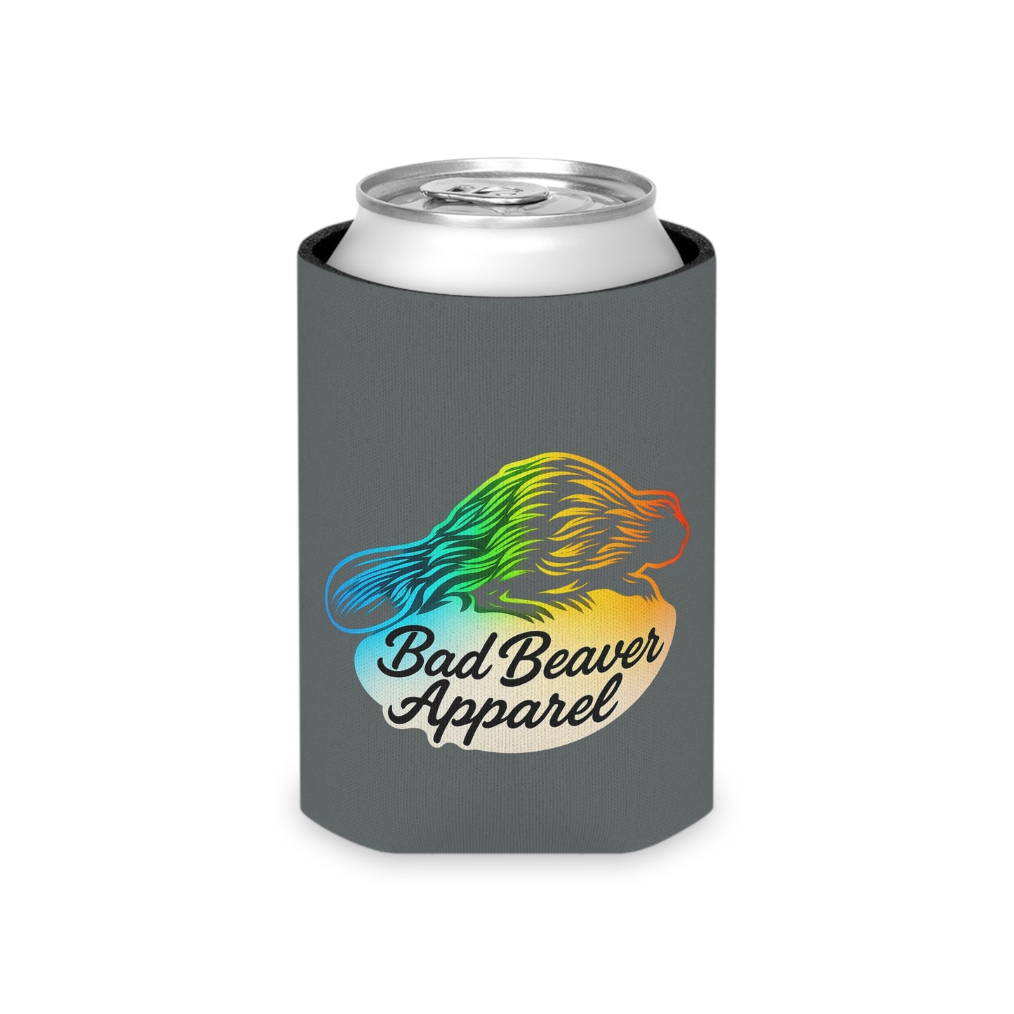 Beaver Hunting Can Cooler, Fun Outdoor Drink Holder, Gift for Hunters, Camping Accessories, Summer BBQ Party Favor, Unique Beverage Sleeve