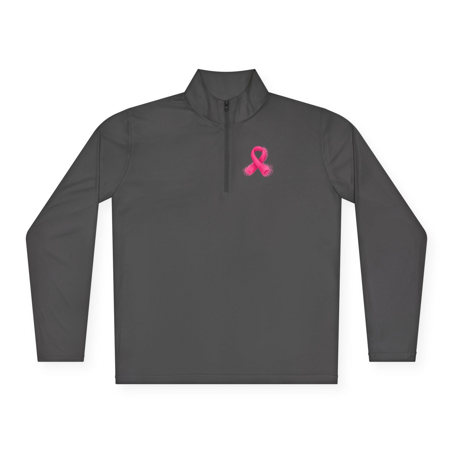 Breast Cancer Awareness Pullover, Unisex Quarter-Zip Pullover, Save Chics Tits, Supportive Activewear, Gift for a Cause