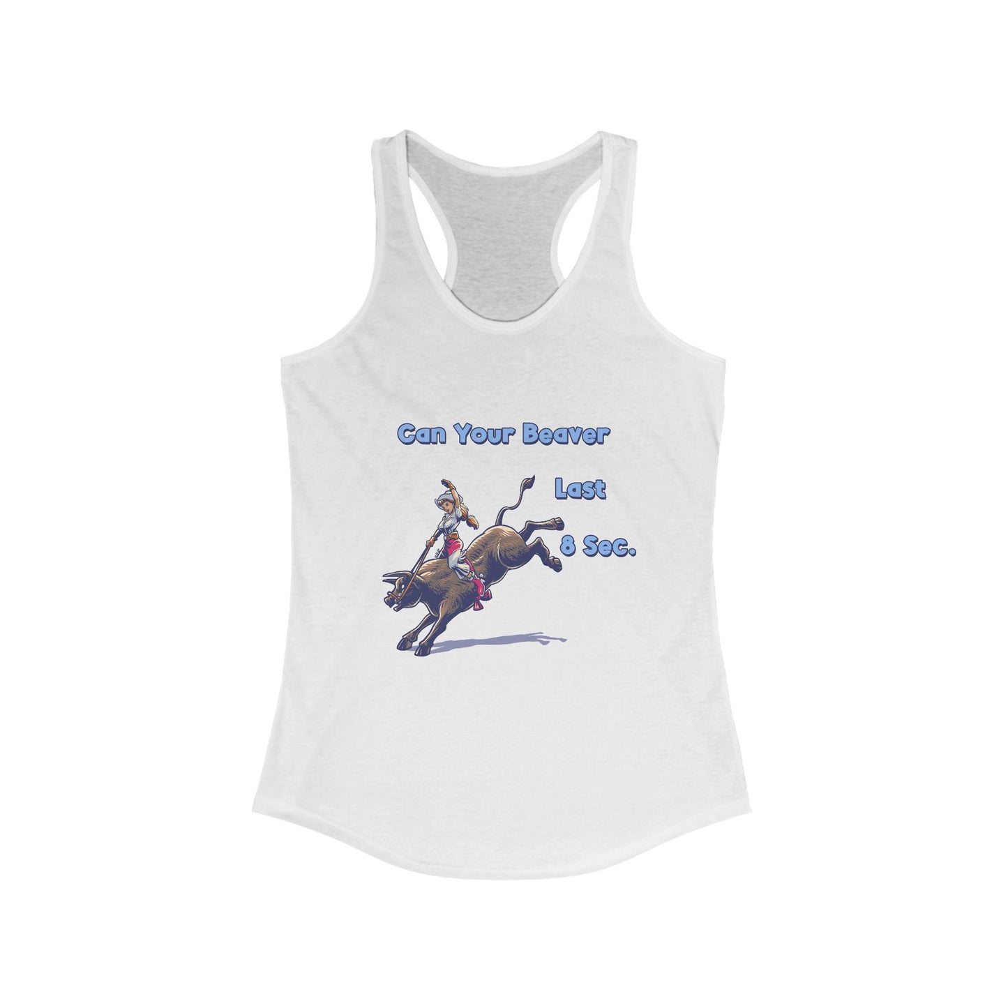 Women's Horse Riding Racerback Tank - Fun Cowgirl Gift, Summer Top, Biker Tank, Western Style, Outdoor Activity Wear