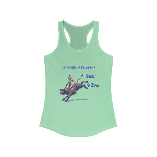 Women's Horse Riding Racerback Tank - Fun Cowgirl Gift, Summer Top, Biker Tank, Western Style, Outdoor Activity Wear