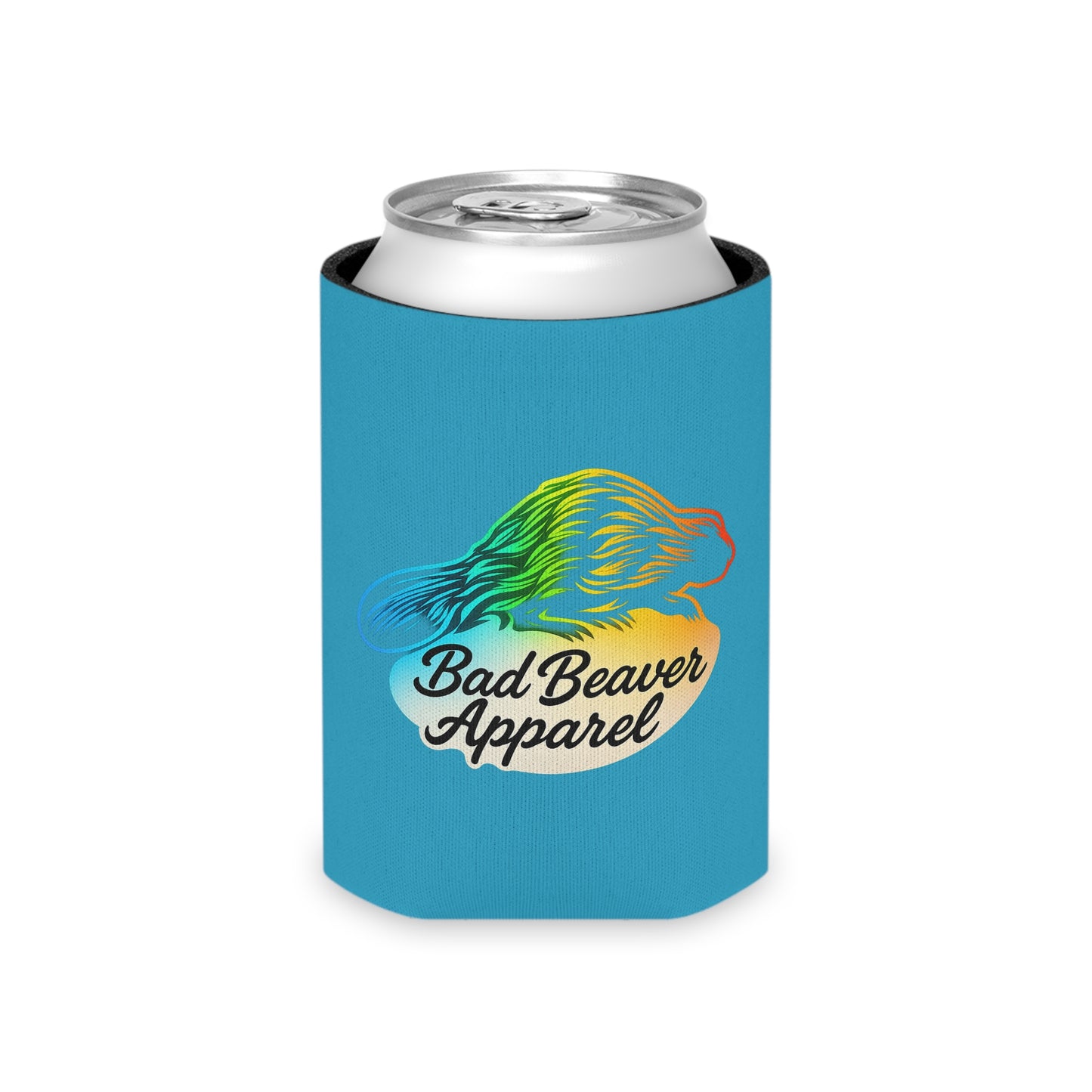 Funny Can Cooler, Party Drink Holder, Humor Gift for Friends, Cool Beverage Sleeve, Beach, BBQ, Camping Accessory
