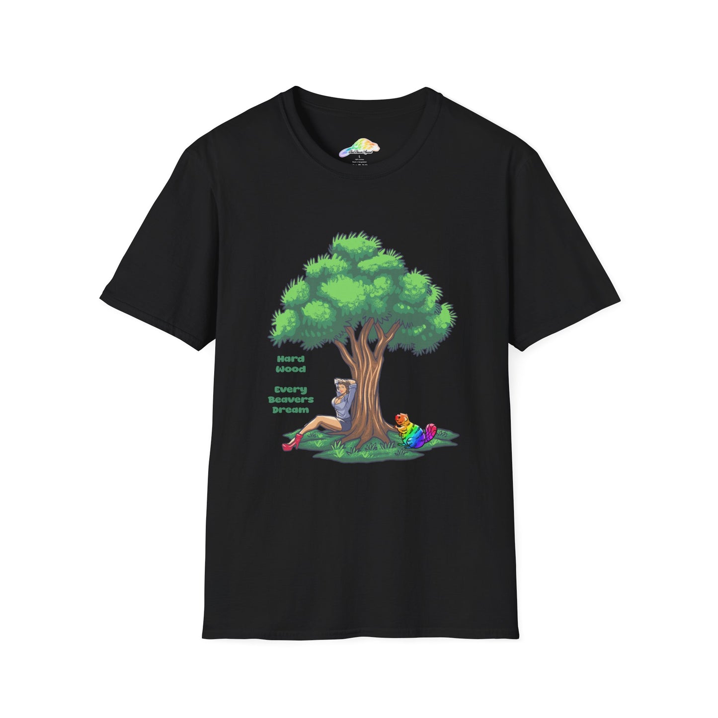 Whimsical Tree Adventure T-Shirt, Eco-Friendly Tee, Nature Lover Gift, Relaxed Fit Top, Perfect for Gift Giving, Nature Inspired Tee