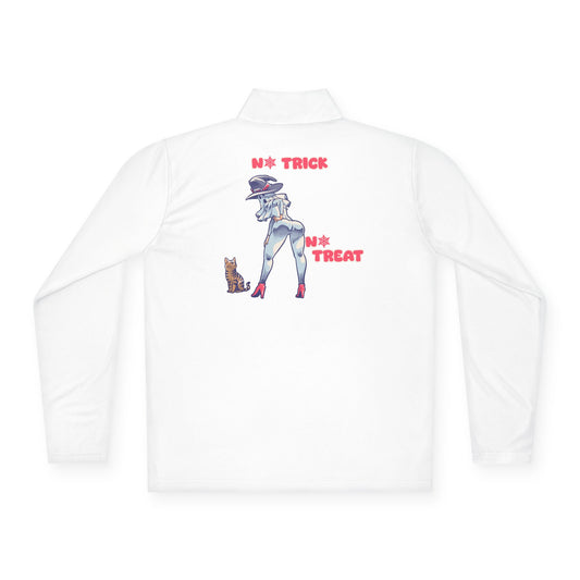 Trendy Unisex Quarter-Zip Pullover | Halloween Apparel, Cozy Outerwear, Cat Lovers Gift, Casual Wear, Trick or Treat Fashion