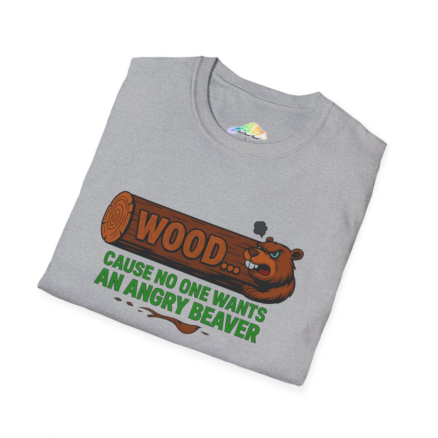 Funny Beaver T-Shirt, Unisex Humor Tee, Nature Lover Gift, Woodland Animal Shirt, Great for Birthdays or Parties