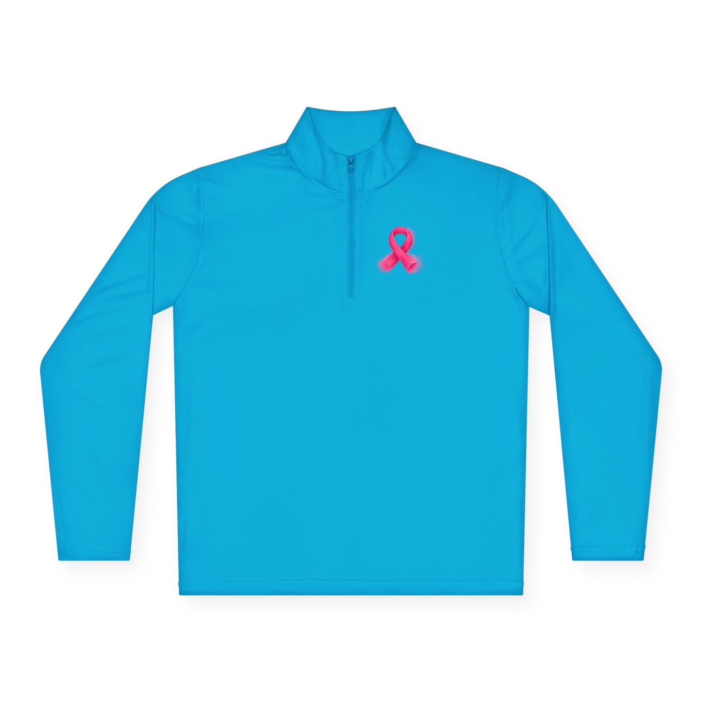Breast Cancer Awareness Pullover, Unisex Quarter-Zip Pullover, Save Chics Tits, Supportive Activewear, Gift for a Cause