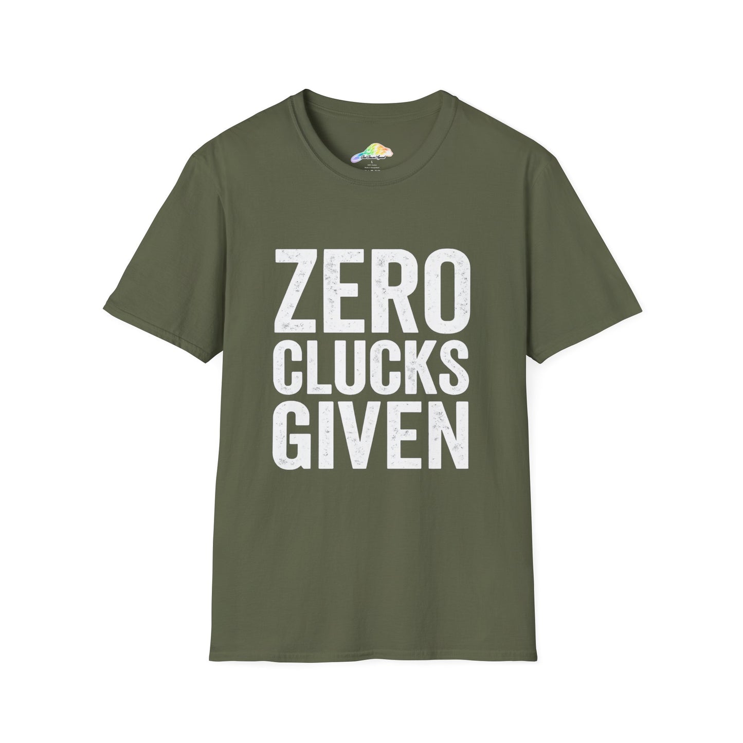 Sassy Graphic Tee, Zero Clucks Given T-Shirt, Funny Gift Shirt, Casual Wear, Unisex Humor Top
